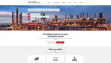 Zettachem.com websiite